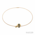 Bunz Schnur 43cm Gelbgold 750 / 18K mit 2 Anhängern Vorschau