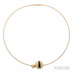 Bunz Schnur 43cm Gelbgold 750 / 18K mit 2 Anhängern Vorschau
