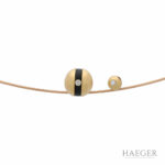 Bunz Schnur 43cm Gelbgold 750 / 18K mit 2 Anhängern Vorschau