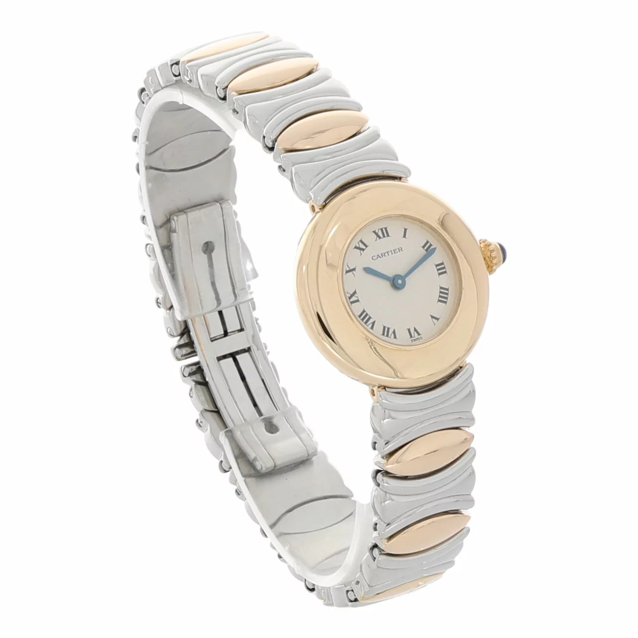 Cartier Baignoire Ronde Gold Uhr