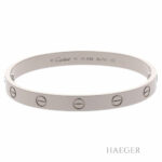 Cartier Love Armreif Gr.16 Weißgold 750 / 18k. Vorschau