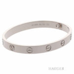 Cartier Love Armreif Gr.16 Weißgold 750 / 18k. Vorschau