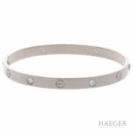 Cartier Loeve Diamant Armreif in 750er Weissgold Vorschau
