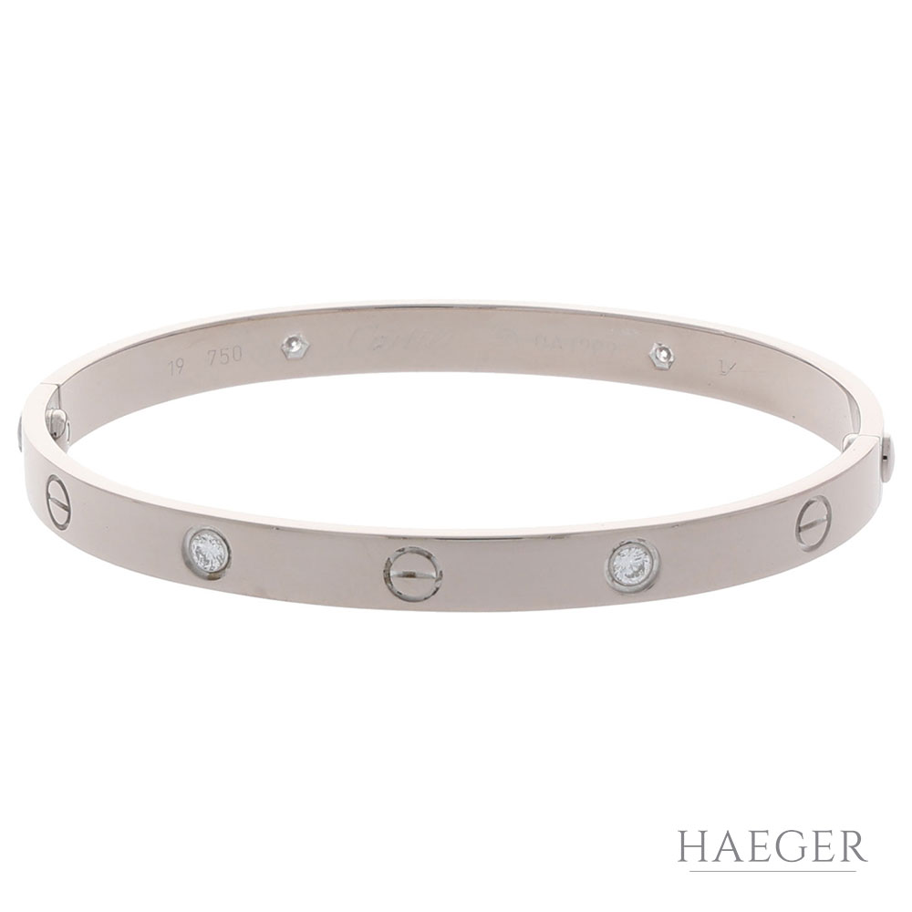 Cartier Loeve Diamant Armreif in 750er Weissgold