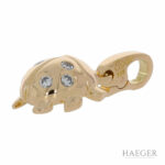 Cartier Marienkäfer Anhänger FULL SET Gelbgold 750 / 18K mit 0,1ct Diamanten Vorschau