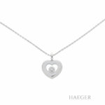Chopard Happy Diamonds Collier Weißgold 750 / 18K mit 0,5ct Diamanten Vorschau