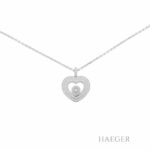 Chopard Happy Diamonds Collier Weißgold 750 / 18K mit 0,5ct Diamanten Vorschau