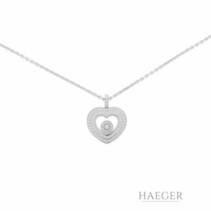 Chopard Happy Diamonds Collier Weißgold 750 / 18K mit 0,5ct Diamanten