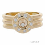 Chopard Happy Diamond Ring Gr.58 Gelbgold 750 / 18K mit Chopard Zert. Vorschau