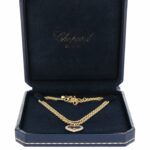 Chopard Happy Diamond Herzanhänger mit Kordelkette in 750er Gelbgold Vorschau