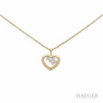 Chopard Happy Diamonds Herzanhänge rmit Kordelkette in 750er Gelbgold Vorschau