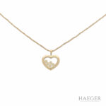 Chopard Happy Diamonds Herzanhänge rmit Kordelkette in 750er Gelbgold Vorschau