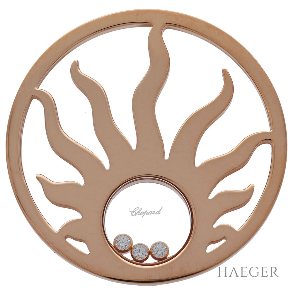 Chopard Happy Sun Anhänger in 750er Roségold