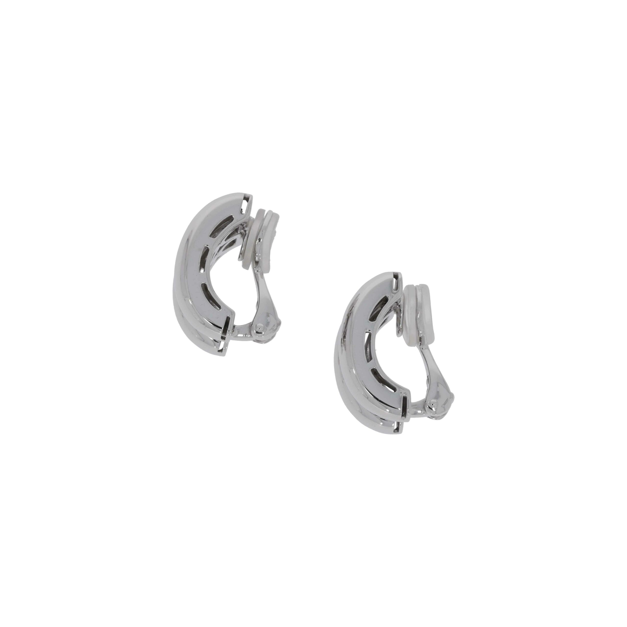 Chopard la Strada Ohrclips in 750er Weissgold mit Diamantbesatz