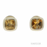 Ohrstecker Gelbgold 585 / 14K mit Citrin Vorschau