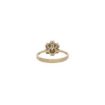 Floraler Damen Diamantring in 585er Gelbgold Vorschau