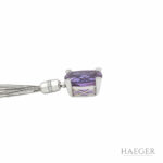 Diamant Amethyst Collier Weißgold 750 / 18K. Vorschau