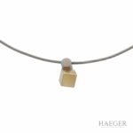 Diamant Collier Gelbgold Weißgold 750 / 18 Kt. ca. 40cm Vorschau
