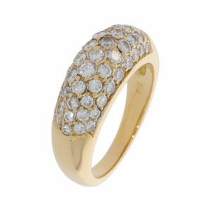 Diamant Ring Gelbgold 750/18k. ca. 0,60ct. GR 54