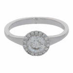 Diamant Ring Weißgold 750/18k. ca. 0,50ct Gr 47,5 Vorschau