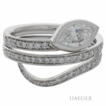 Diamant Ring Weißgold 750/18Kt. Marquise Brillant ca. 0,72 IF/F Vorschau