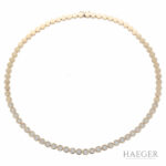 Diamant Riviérecollier Gelbgold 585 / 14 Kt. ca. 4,00 ct. Vorschau