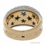 Diamant Saphir Smaragd Ring Gelbgold 1,50ct. 750 / 18K GR.54 Vorschau