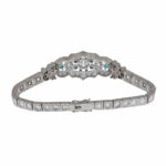 Diamant Smaragdarmband in 750er Weissgold Vorschau