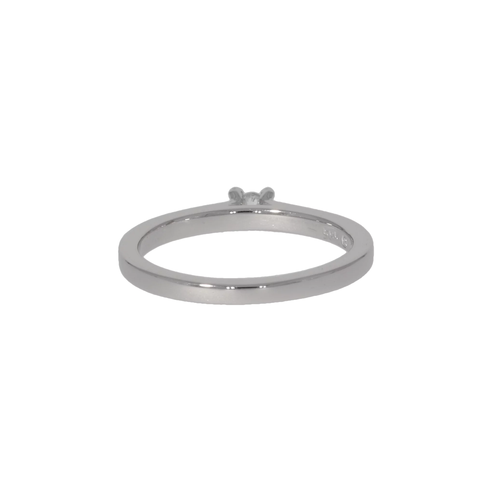 Solitär Diamantring in 585er Weissgold