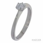 Wempe Solitär Diamant Ring Weißgold 750 / 18 Kt. GR. 51 Vorschau