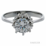 Solitär Diamant Ring Weißgold 750 / 18 Kt. ca. 1,01ct. GR 56 Vorschau