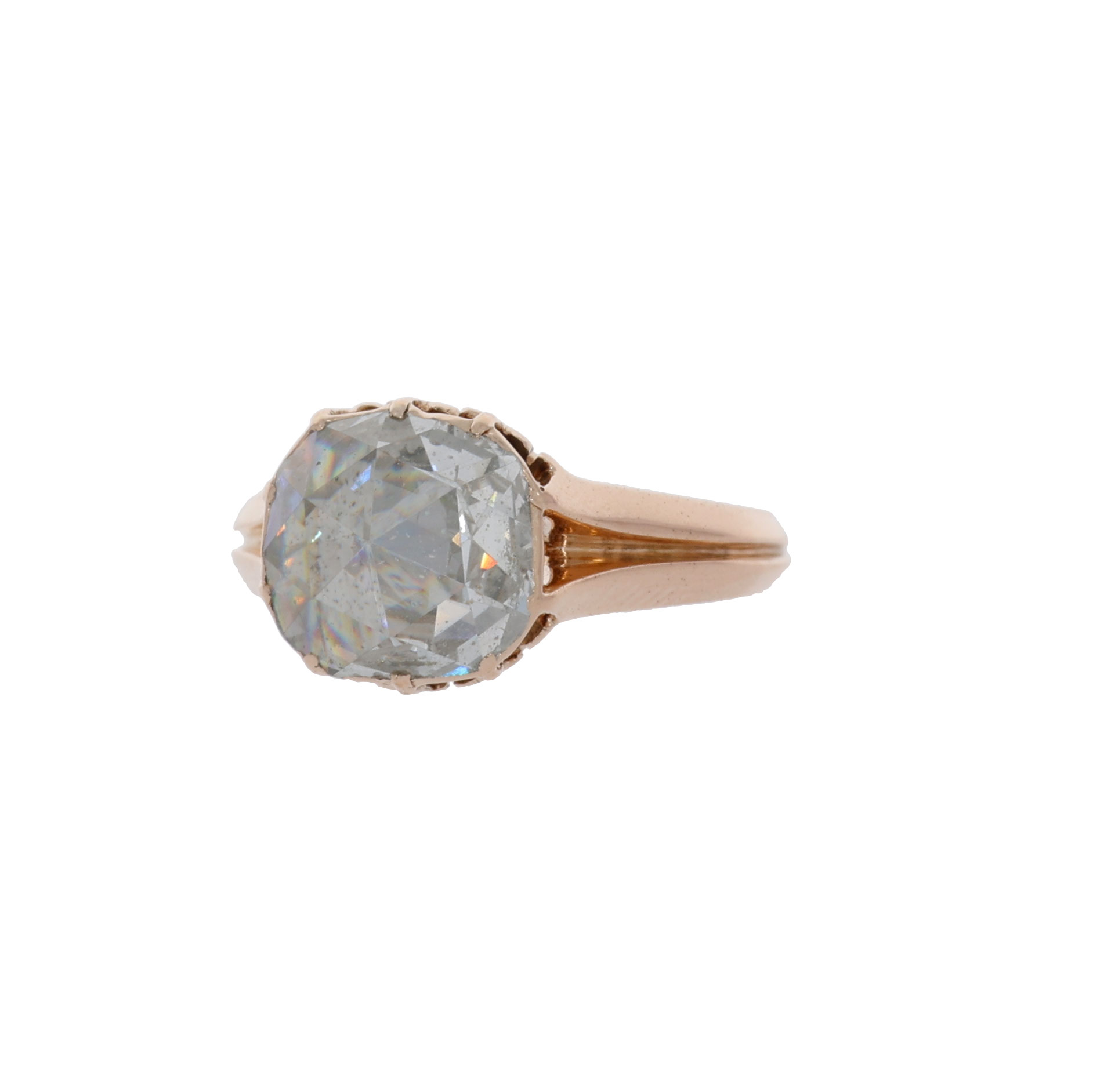 Diamant Ring Roségold 585/14K ca. 2.0ct. Gr. 55