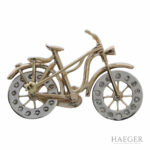 Unikat Fahrrad Brosche in Gelbgold mit Diamantbesatz Vorschau