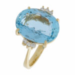 H.Stern Aquamarin Diamantrin gin 750er Gelbgold Vorschau