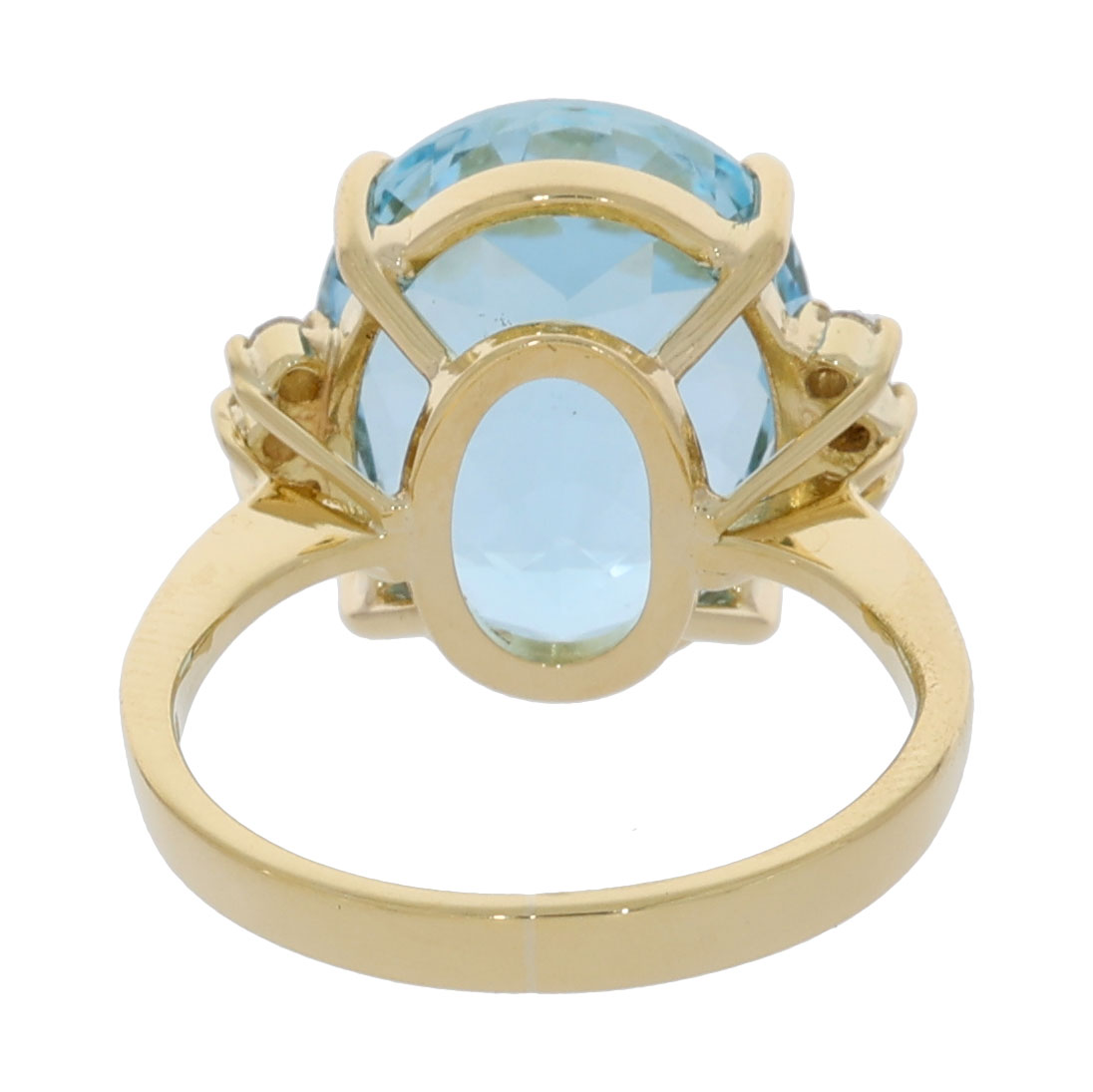 H.Stern Aquamarin Diamantrin gin 750er Gelbgold