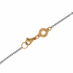 Bicolor Kette mit Diamantanhänger in 750er Gold Vorschau