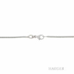 Kette m. Diamant Rubin Kreuzanhänger Weißgold 750 / 18 K. ca. 0,50 ct. Vorschau