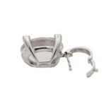 Kunzit Diamant Anhänger Weißgold 750/18K. Vorschau