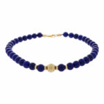 Lapis Lazuli Collier mit Gelbgoldverschluss Vorschau