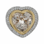 Leo Wittwer Herzring in 750 Gelb- und Weissgold, besetzt mit Morganit und DIamanten Vorschau