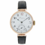 Longines WW1 Gold 14K Cal. 15.26 Enemal Dial Wristwatch ca. 1915 Vorschau