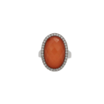 Meissen Mystery Diamant Porzellan Ring in 750er Weissgold Vorschau