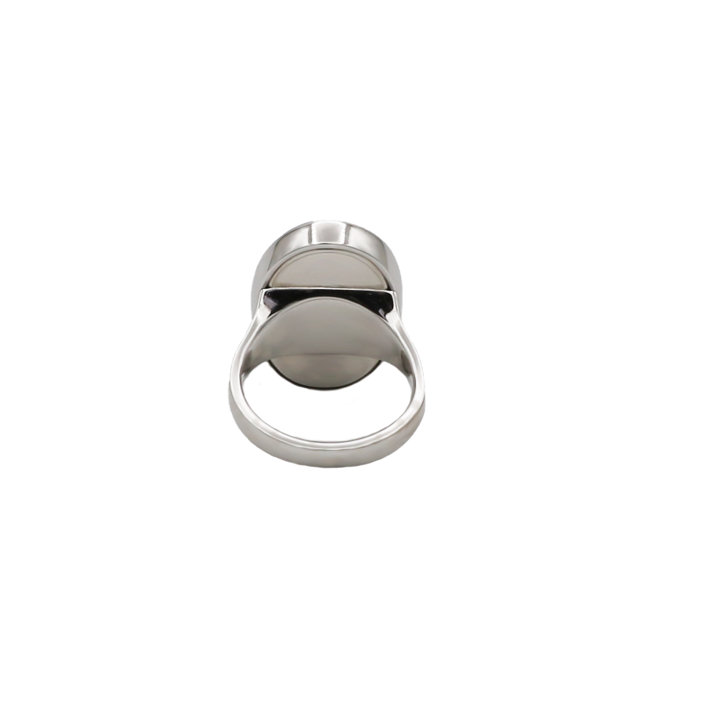 Meissen Mystery Diamant Porzellan Ring in 750er Weissgold