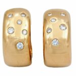 Creolen ca. 0,50 ct Diamanten Gelbgold 750/ 18K Vorschau