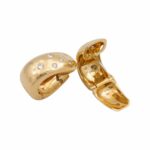 Creolen ca. 0,50 ct Diamanten Gelbgold 750/ 18K - Bild 8 Vorschau