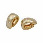 Creolen ca. 0,50 ct Diamanten Gelbgold 750/ 18K - Bild 9 Vorschau