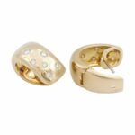 Creolen ca. 0,50 ct Diamanten Gelbgold 750/ 18K - Bild 4 Vorschau