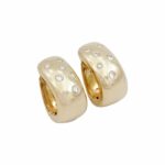 Creolen ca. 0,50 ct Diamanten Gelbgold 750/ 18K - Bild 5 Vorschau