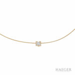 Niessing Schnur mit Brillant Solitäranhänger in 750er Gelbgold Vorschau