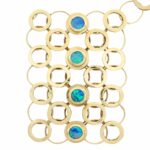 Opal Halskette Gelbgold 750 / 18K - Bild 2 Vorschau